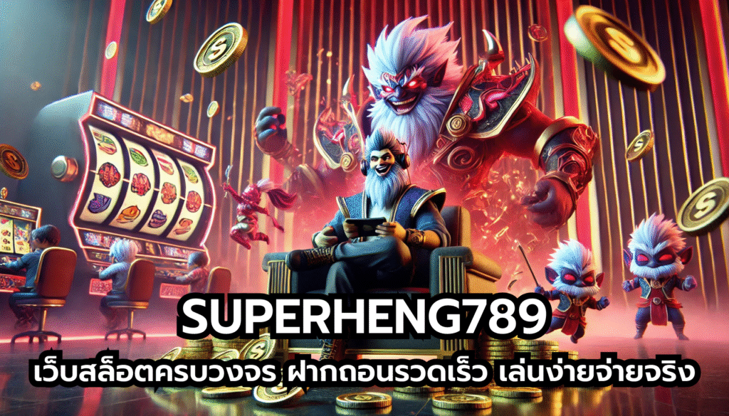 SUPERHENG789 เว็บสล็อตครบวงจร ฝากถอนรวดเร็ว เล่นง่ายจ่ายจริง