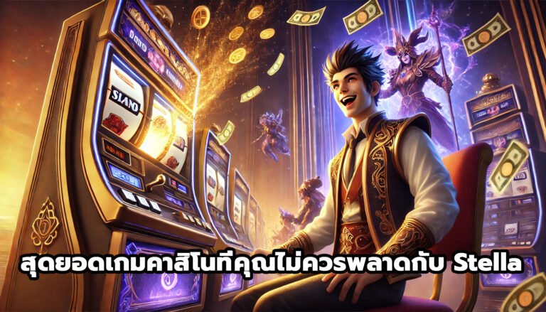 สุดยอดเกมคาสิโนที่คุณไม่ควรพลาดกับ Stella-14